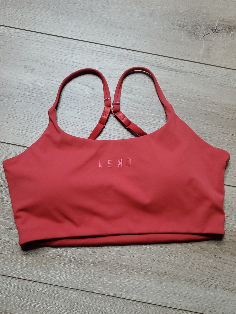 LSKD Twisted Back Sport Bra Womens